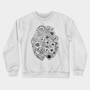 Left Brain Right Brain Crewneck Sweatshirt